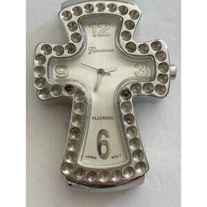 Cross Watch Rhinestone Watch By Geneva No Band